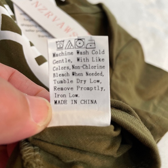 NZRVAWS Onesie Cooler Version of Dad 3-6M Khaki Brown White Wording - NWT - Picture 8 of 8